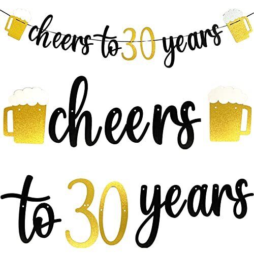 Cheers to 40 years,Ghirlanda Happy 40th Birthday Happy Birthday, festone (D4u)