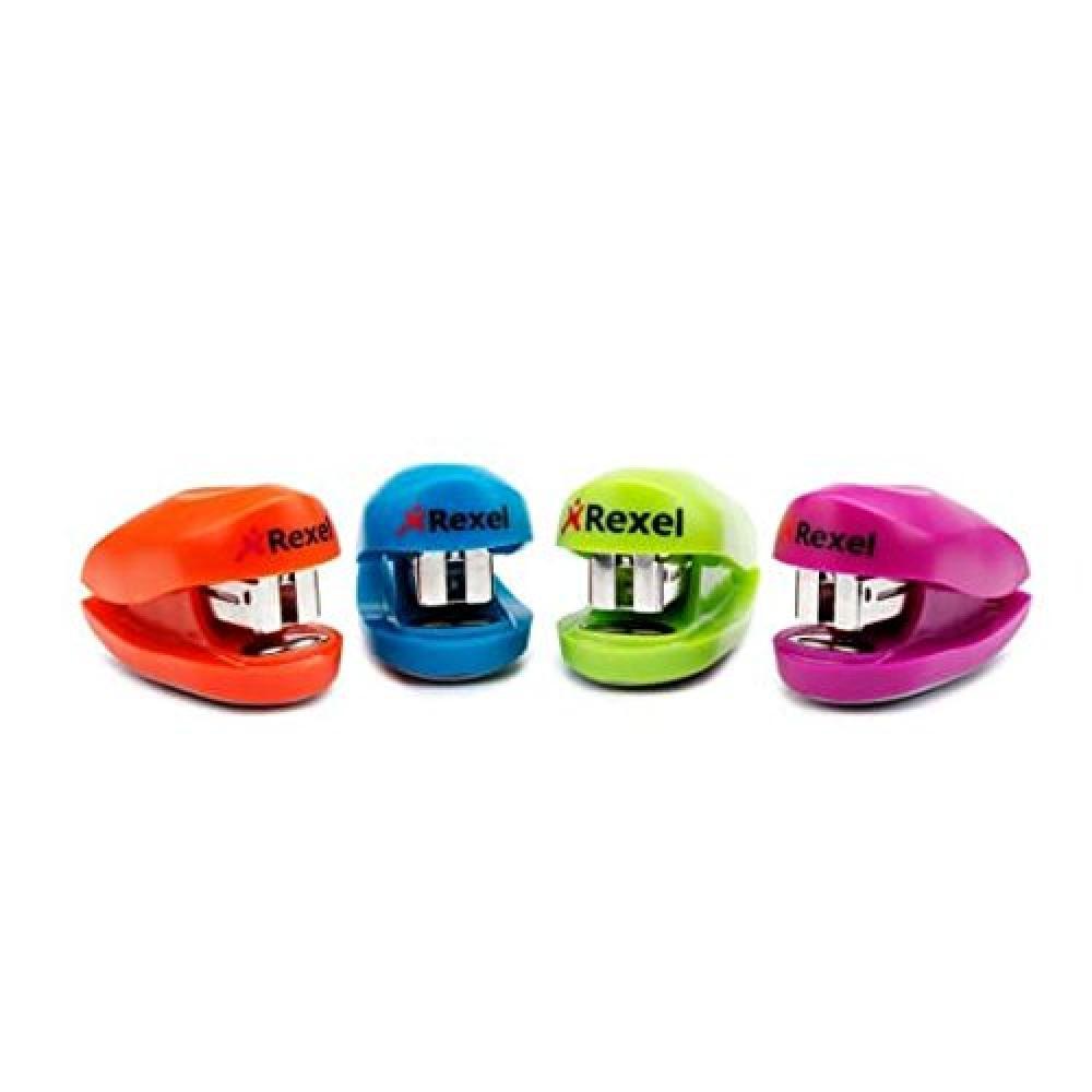 REXEL BUDDY Mini-cucitrice - Assortito - 2100150 - NUOVO