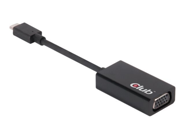 Club 3D USB 3.1 Type C to VGA Active Adapter USB C VGA 0,15 m Nero CAC-1502