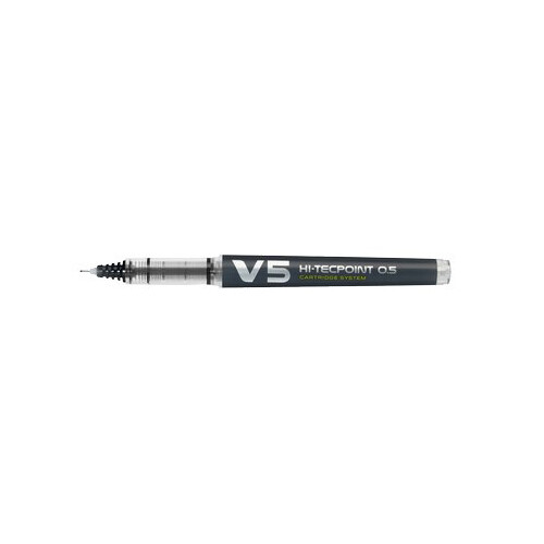 Penna Roller V5 Refillable Pilot - 0,5 mm - 040325 (Nero)