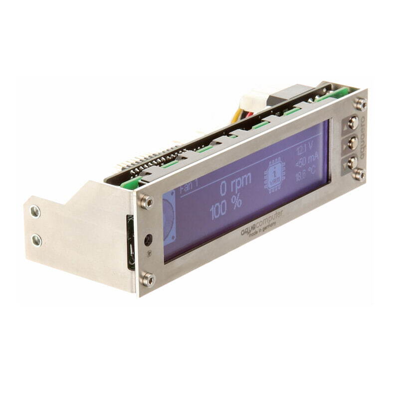 Aqua Computer 53145 Acciaio inossidabile LCD Accessori radiatore / 53145