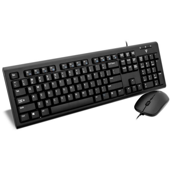 V7 - Input Devices TASTIERA E MOUSE USB INGLESE US ENGLISH LAYOUT US US