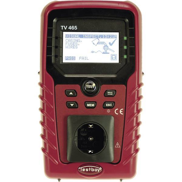 Testboy Testboy TV465  TV465 Tester per apparecchiature Norma VDE 0701-0702