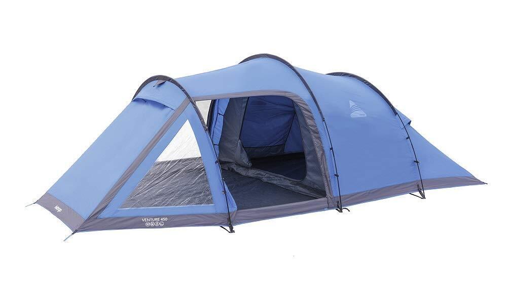 Vango, Venture 450 - Tenda da campeggio a tunnel a tre aste per 4 (E0S)