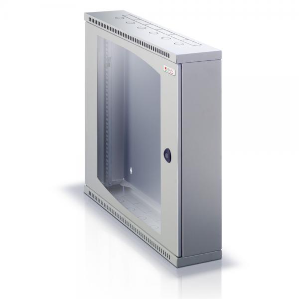 Techly Professional Armadio Rack 19'' Flat a muro p.15cm 12 unit&agrave; sezione