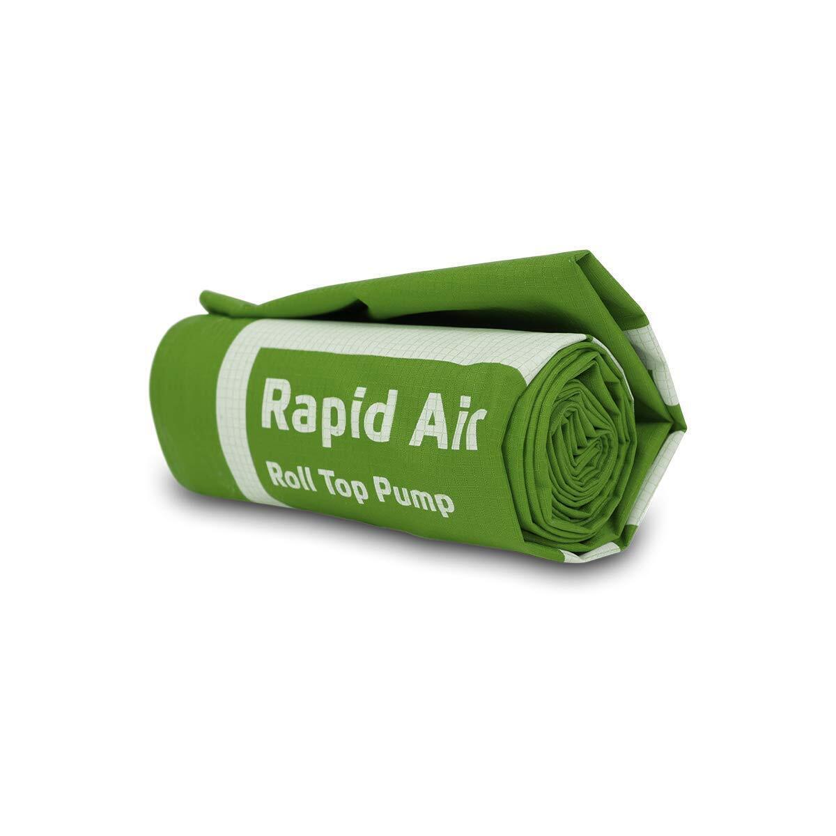 Klymit Rapid Roll-Top Aria Pompa valvola (Piatto) New, Verde (e7U)
