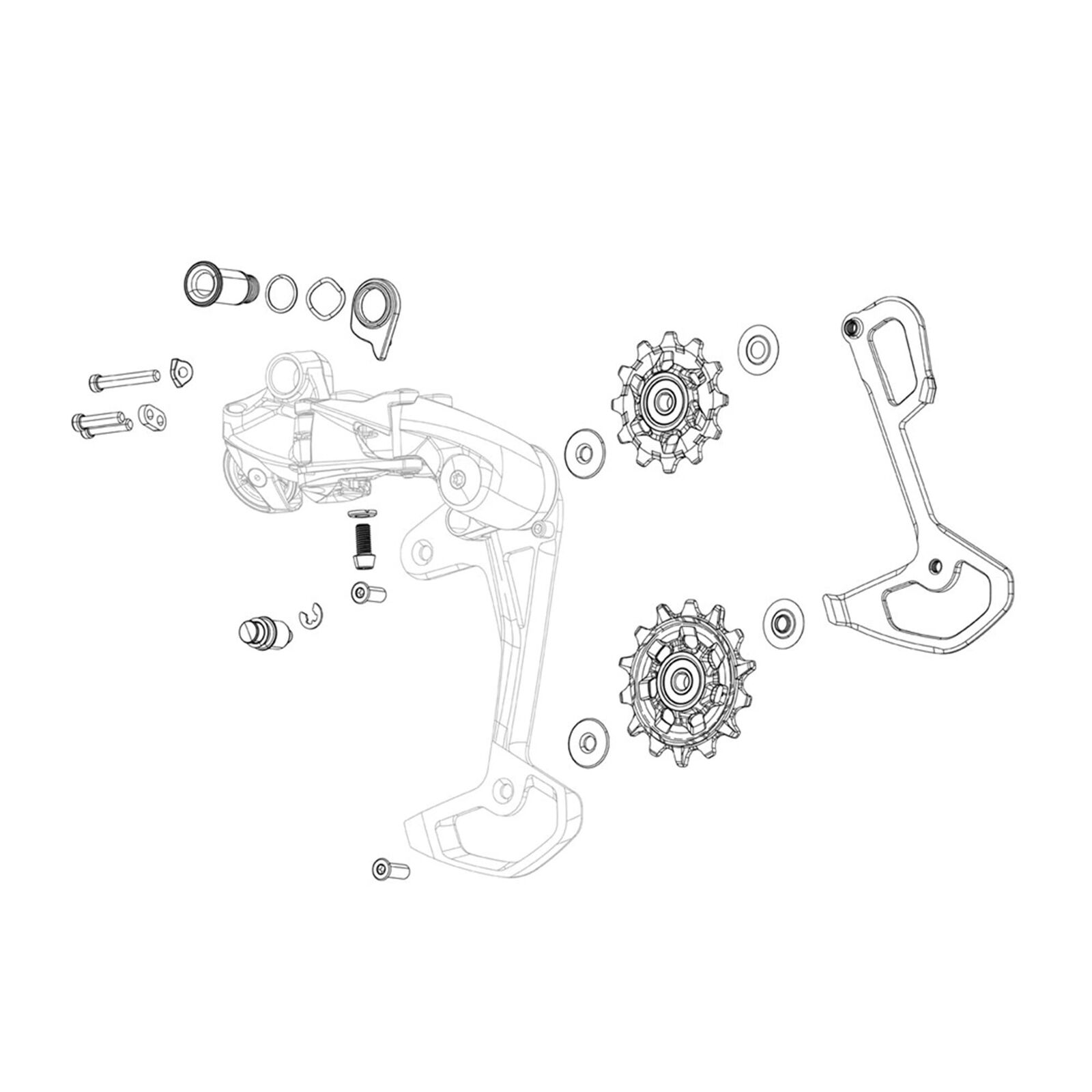 KIT TORNILLOS SRAM CAMBIO GX EAGLE AXS (S5E)