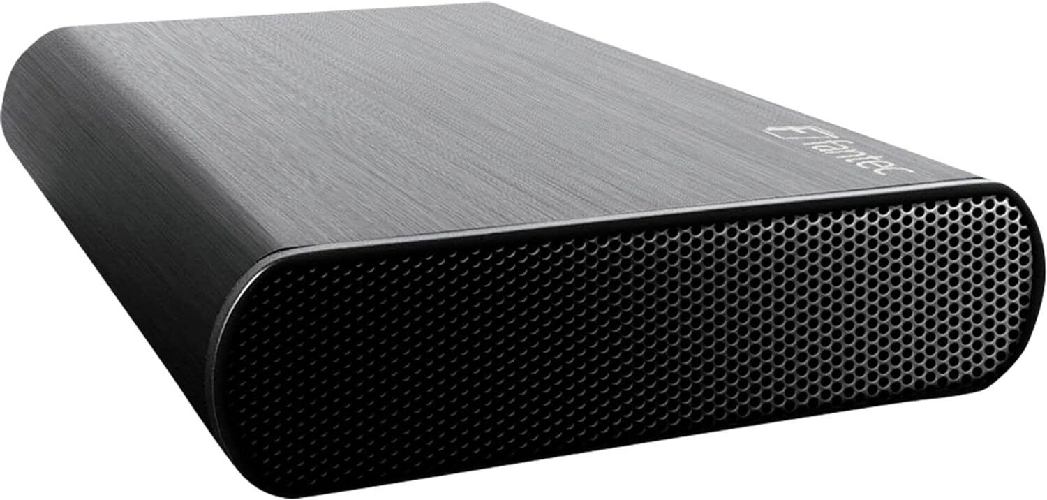 Fantec DB-AluSky U2e 3.5" Black - Storage Drive Enclosures (3.5", Serial...