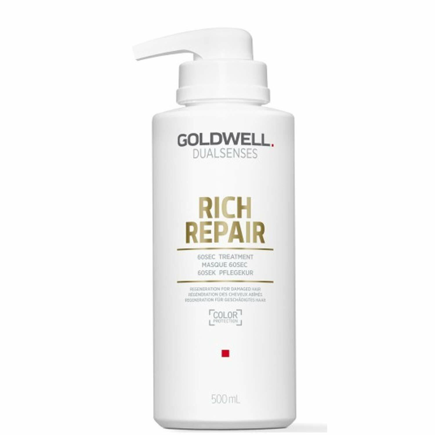 Goldwell Dualsenses Rich Repair 60 Seconds Treatment, 1er Pack (1 X (L6w)