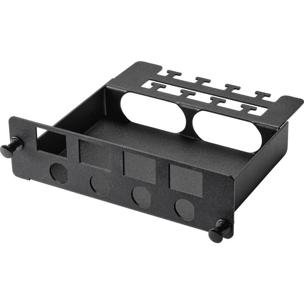 Renkforce 4 Porte Patch panel 4 Port RJ45 Keystone + 4 Port BNC Koaxial Frame