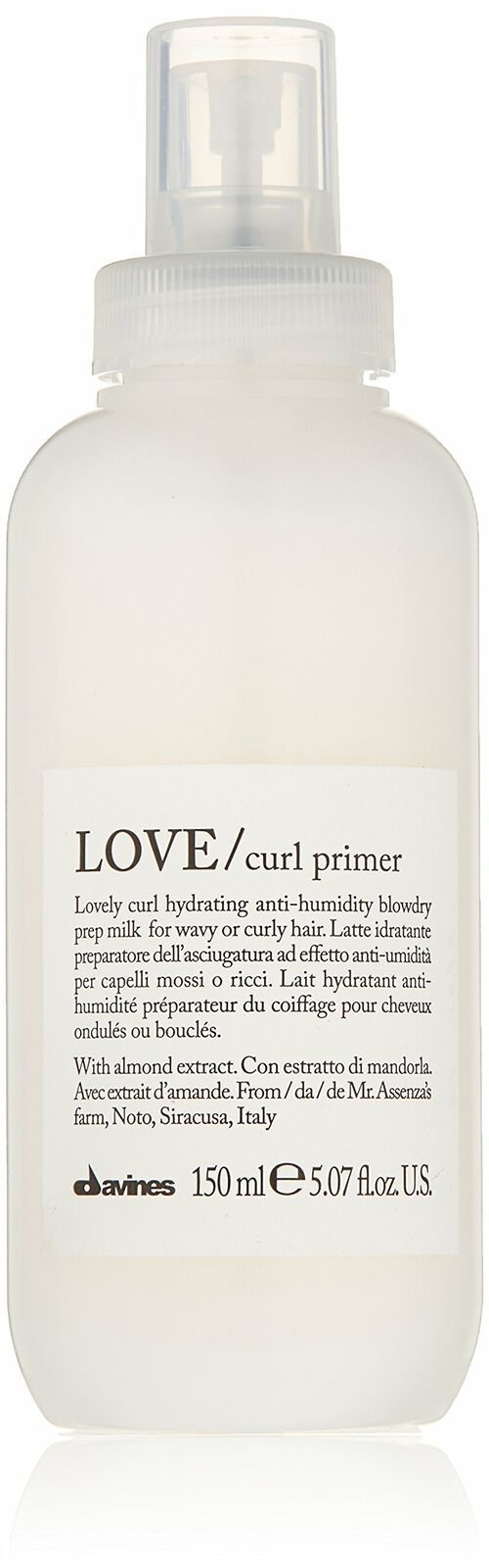 DAVINES LOVE curl primer latte idratante anti umidità capelli ricci 150 (I8X)
