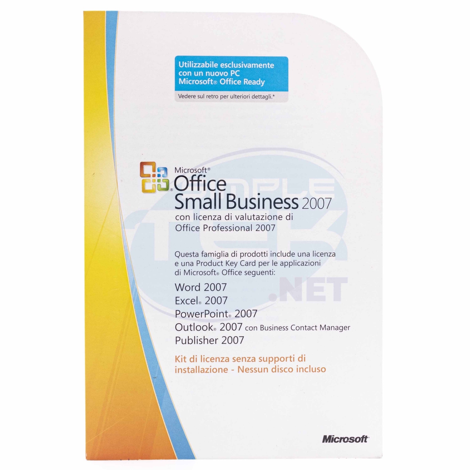 LICENZA ORIGINALE MICROSOFT OFFICE SMALL BUSINESS 2007 MLK ITA COA OEM 9QA-01516