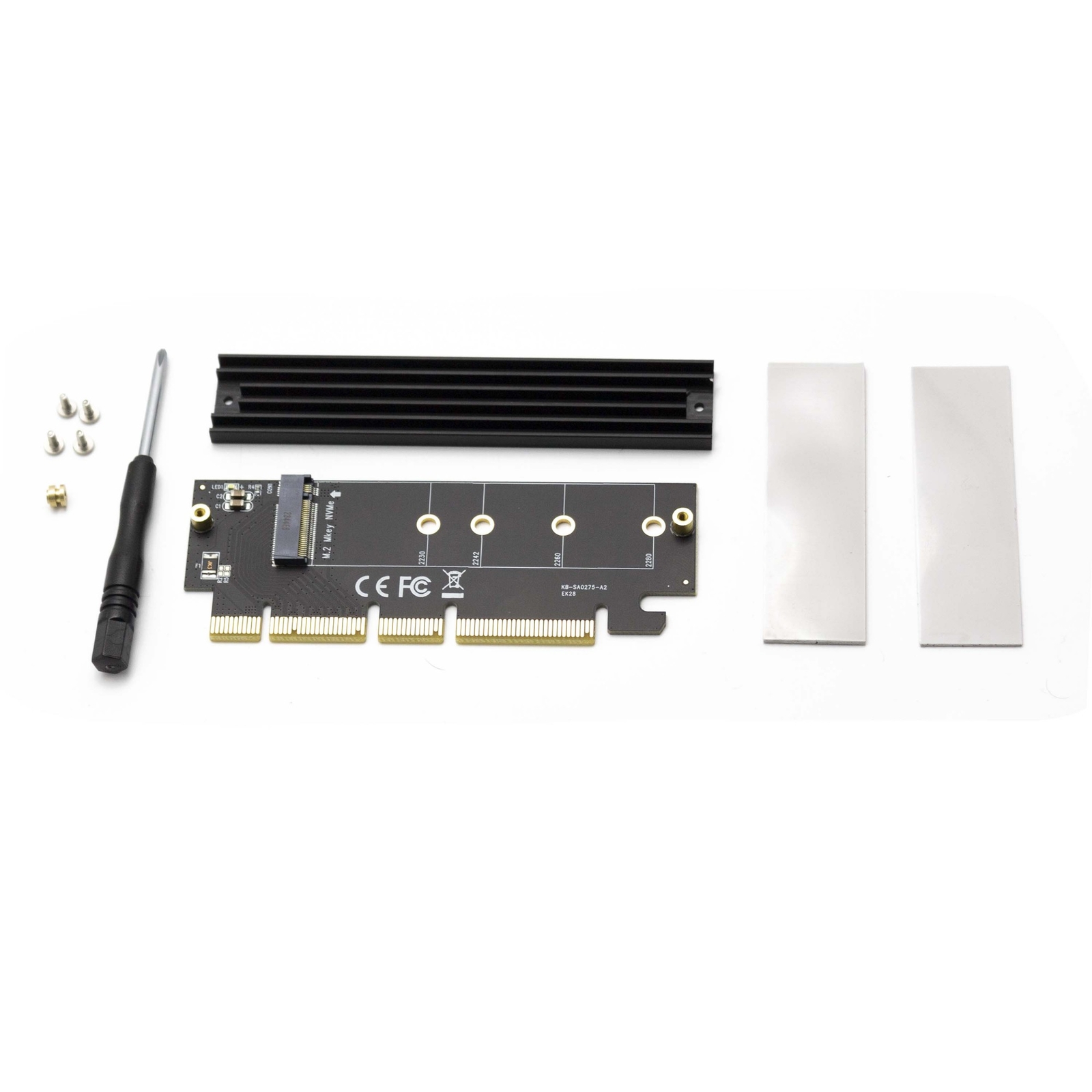 Adattatore Convertitore Da Pcie X4 X8 X16 4.0 Gen4 A Ssd M.2 Nvme 2230 2242_