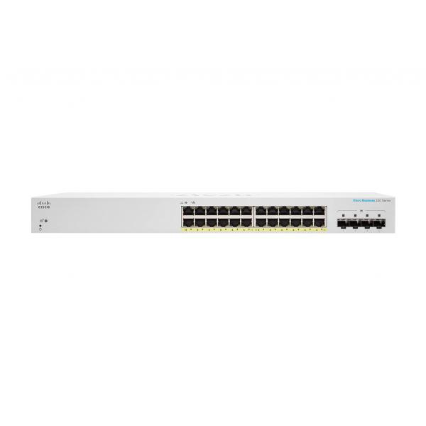 Cisco - Small Business CBS220 SMART 24-PORT GE FULL POE 4X10G SFP+