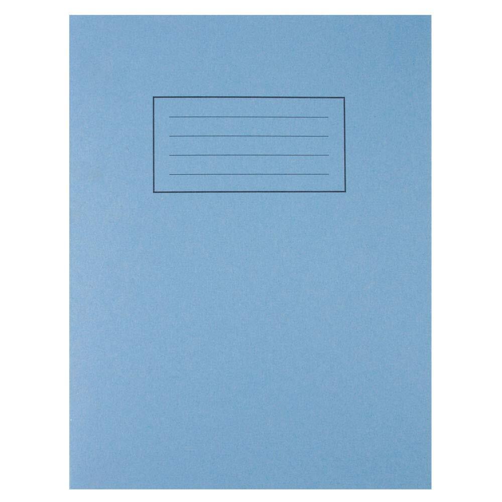 Silvine Exercise Book 80 Pages Feint Ruled with Margin Blue 229x178mm Pk10 EX104