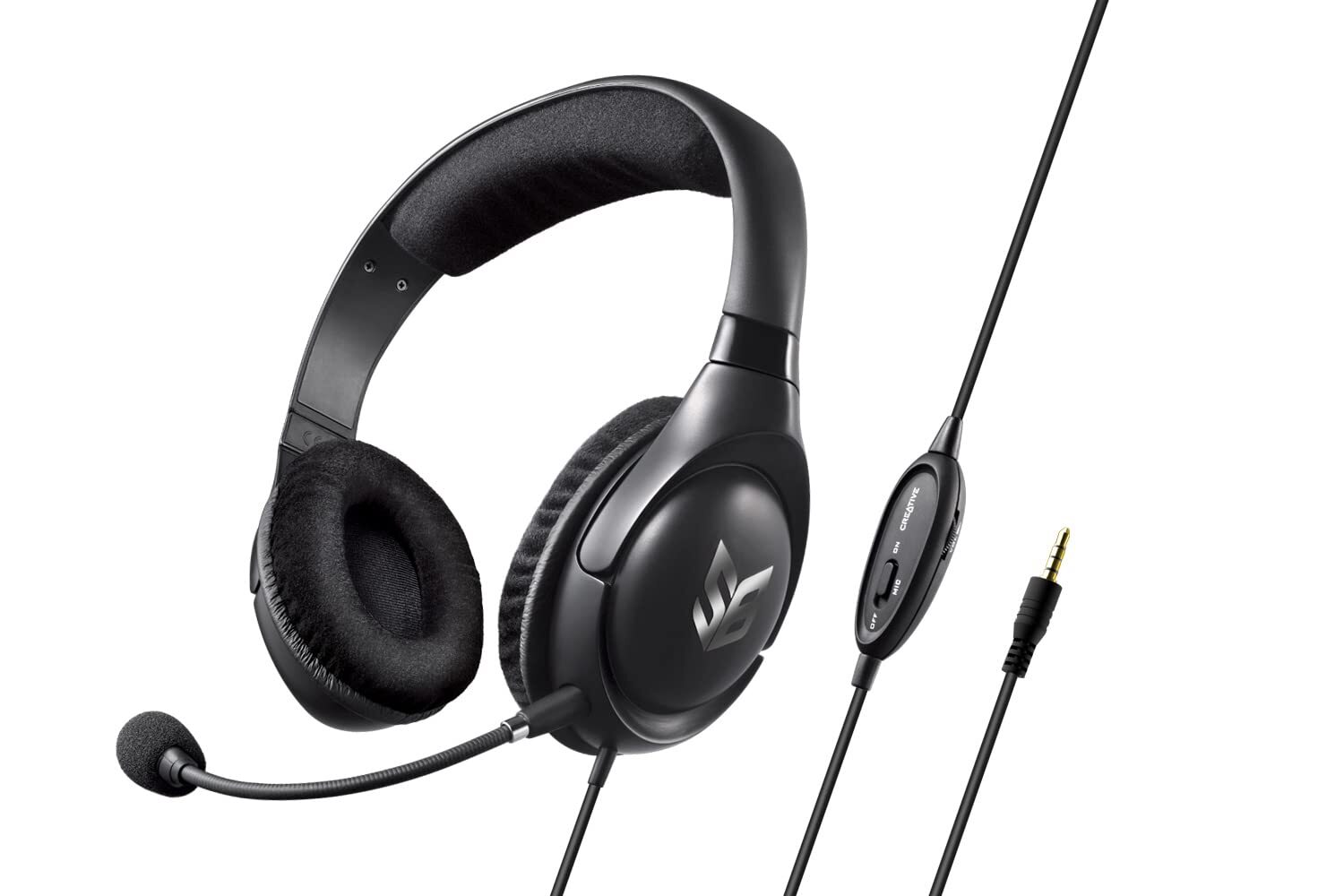 CREATIVE Sound Blaster Blaze V2 Over-Ear Gaming Headset with Removable Noise Can