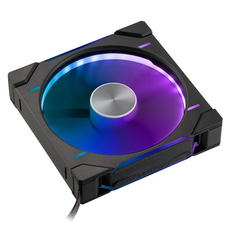PHANTEKS D30 PWM Reverse Airflow D-RGB, 140mm - Nero