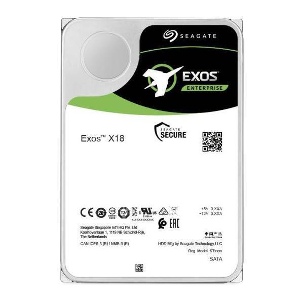 Seagate Exos X18 3.5 16 TB SAS (EXOS X18 16TB SAS - 3.5IN 7200RPM HELIUM 512E/4K