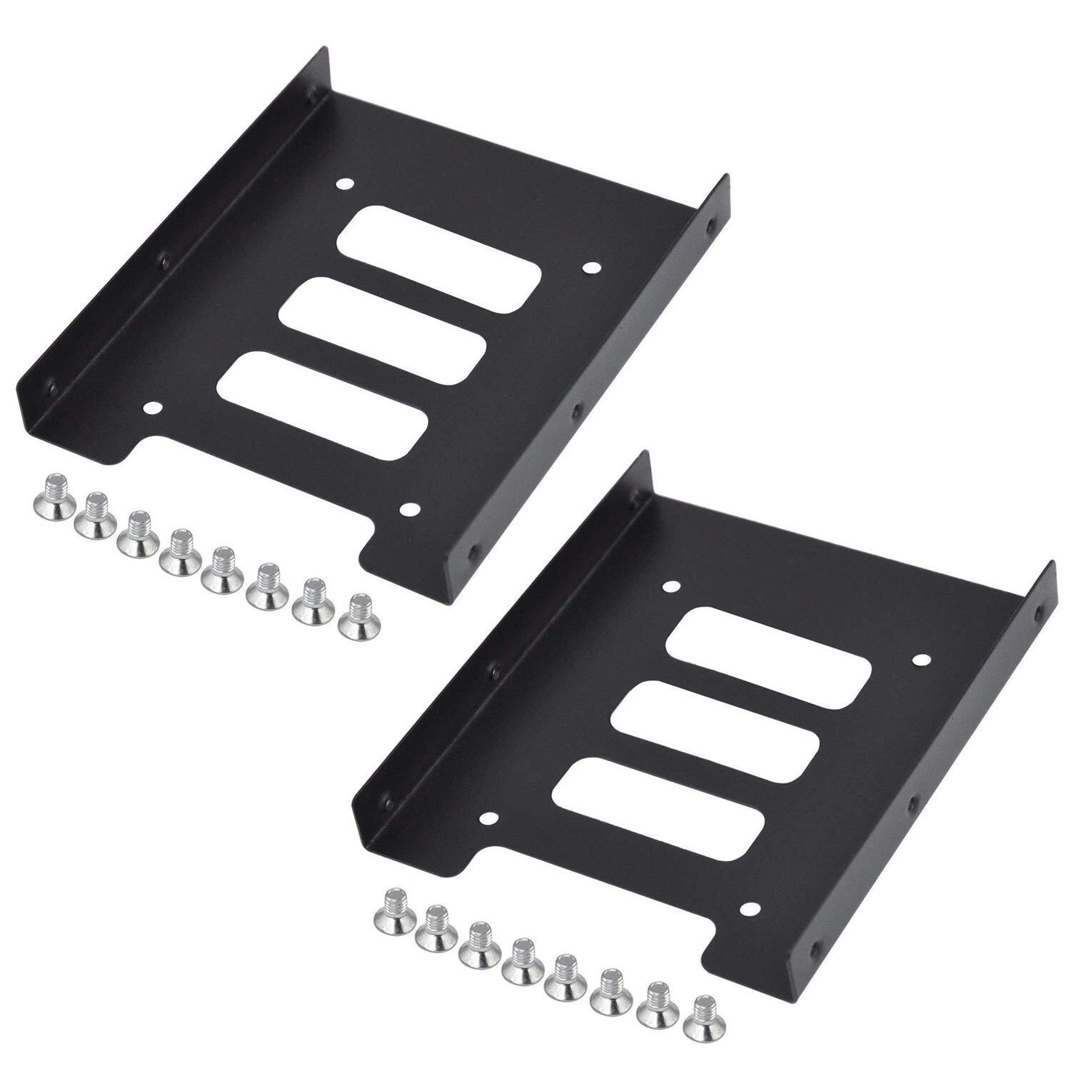 TRIXES Confezione da 2 Hard disk interni in metallo nero SSD 22” a SSD 32” Ki...