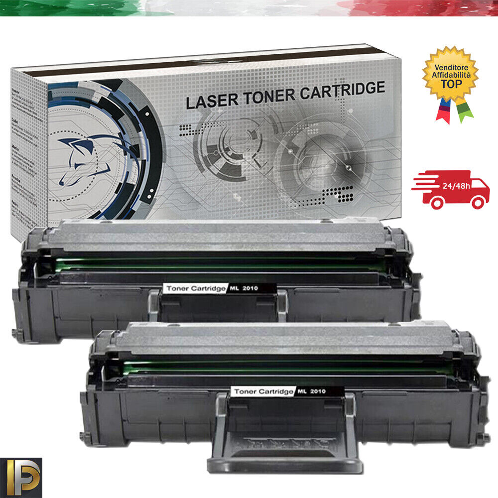 2 Toner per Samsung ML2010 ML1610 SCX 4521 SCX 4321 ML2570 ML2510 PL-ML2010