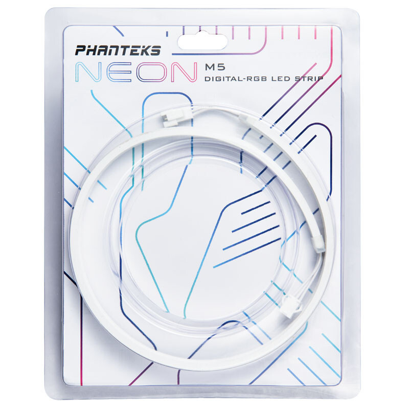 Phanteks Neon Digital RGB LED-Strip 55 cm bianco Led strip PH-NELEDKT_M5_WT01