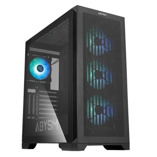 Abysm Gaming Danube Mura BX300 ARGB Tower Case ATX, EATX, ITX, micro ATX - Lato
