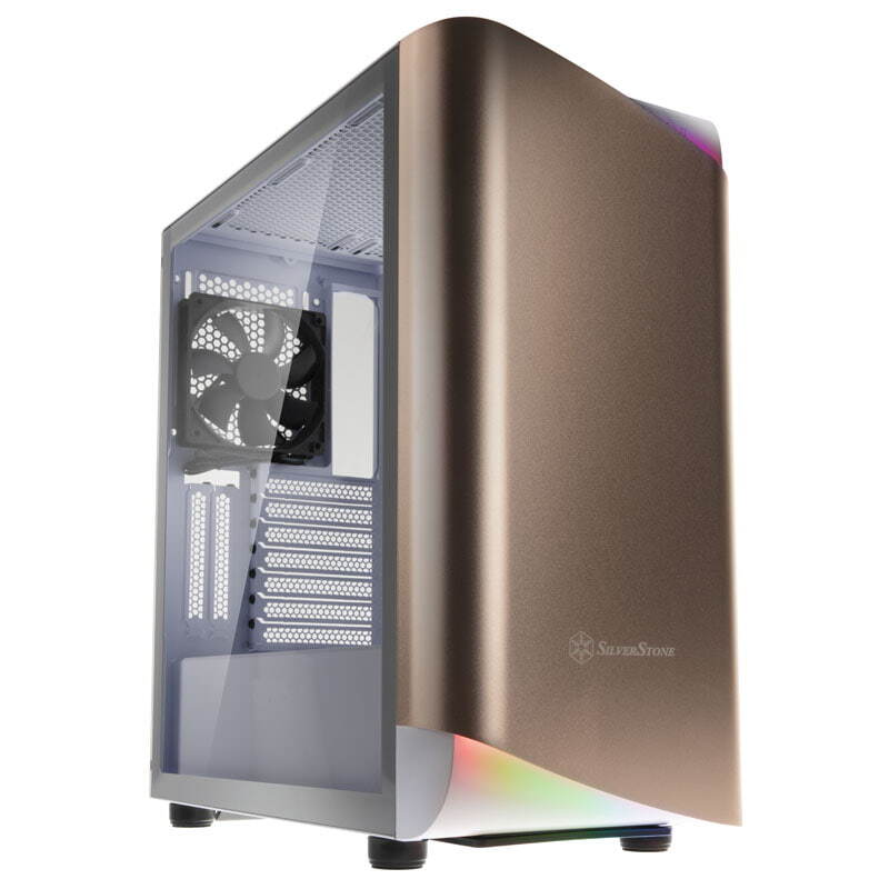 SilverStone SETA A1 Midi Tower PC Rose Gold ATX micro ATX SST-SEA1GW-G