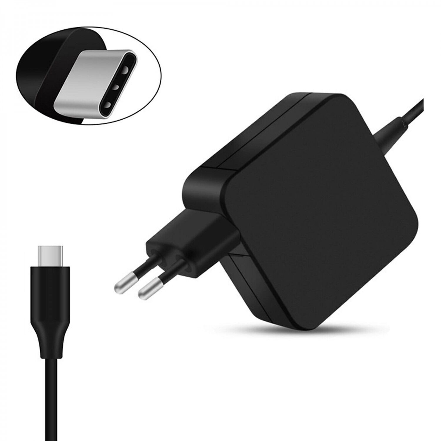 Caricabatterie Per Portatile Asus Chromebook C302 C302C C302CA-DHM4 Usb-C