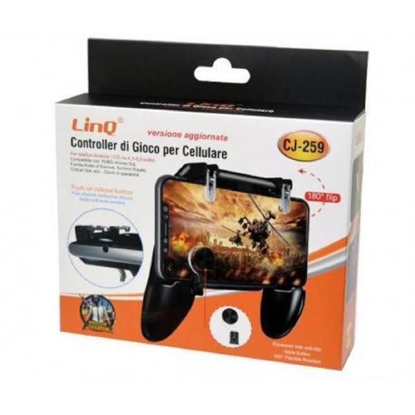 Controller Di Gioco Gaming Con Pad Grip Per Smartphone Cellulare Ergonomico Cj-2
