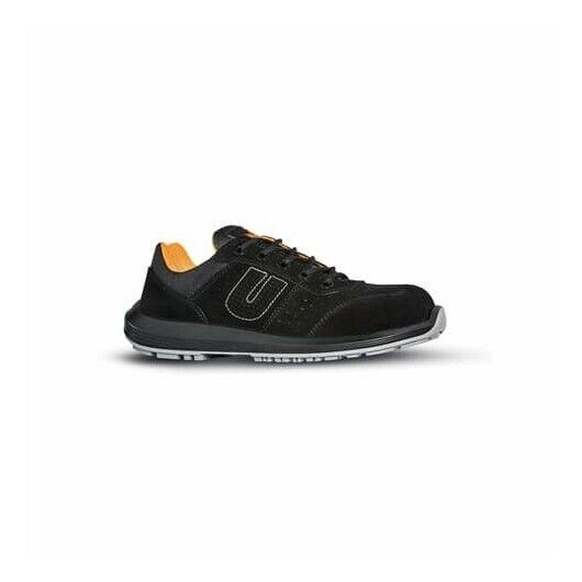 Scarpe antinfortunistiche in morbida pelle scamosciata Sun S1P SRC nere U-Power