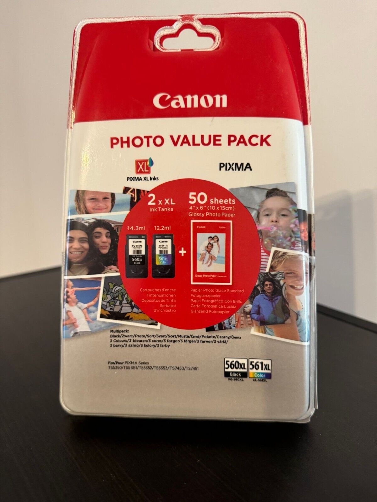 Canon PG-560XL / CL-561XL Photo Value Pack nero + colori 3712C004