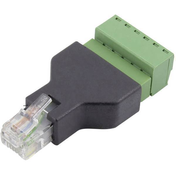 Adattatore terminale rj 12 spina dritta fl 30 tru components 1 pz