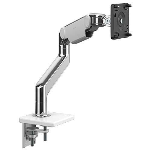 HUMANSCALE M81CMWBTB M8.1 MONITOR ARM WITH TWO-PIECE CLAMP MOUNT BASE WHITE