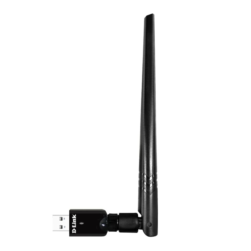 D-Link DWA-185 AC1200 MU-MIMO Wi-Fi USB Adapter, Dual Band, USB 3.0, Detachable