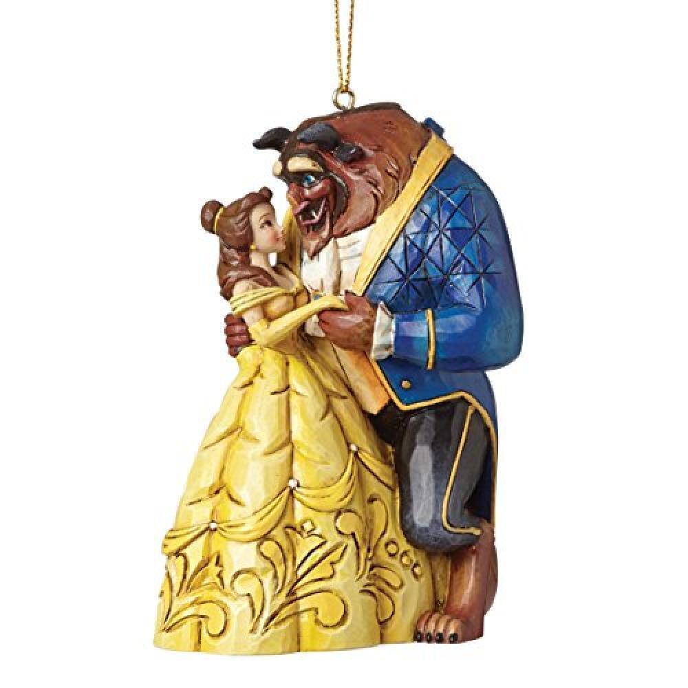(TG. 8x8x10 cm) Disney Traditions A28960 Bella e la Bestia, Resina, Multicolore,