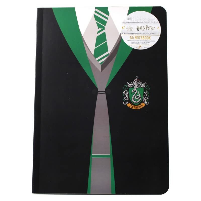 Harry Potter Half Moon Bay A5 Soft Notebook - Slytherin Uniform - Slytherin Merc