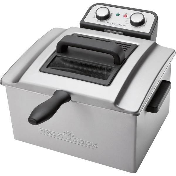 Profi Cook 501038  PC-FR1038 Doppia friggitrice a zona fredda 3000 W Funzione ti