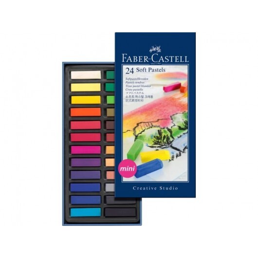 Crete morbide Faber-Castell Soft Pastels Creative Studio mini assortiti astuccio