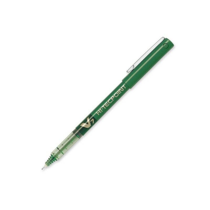 Roller V7 Pilot HI-TECPOINT 0.7 mm VERDE - 011713 Penna ad inchiostro liquido