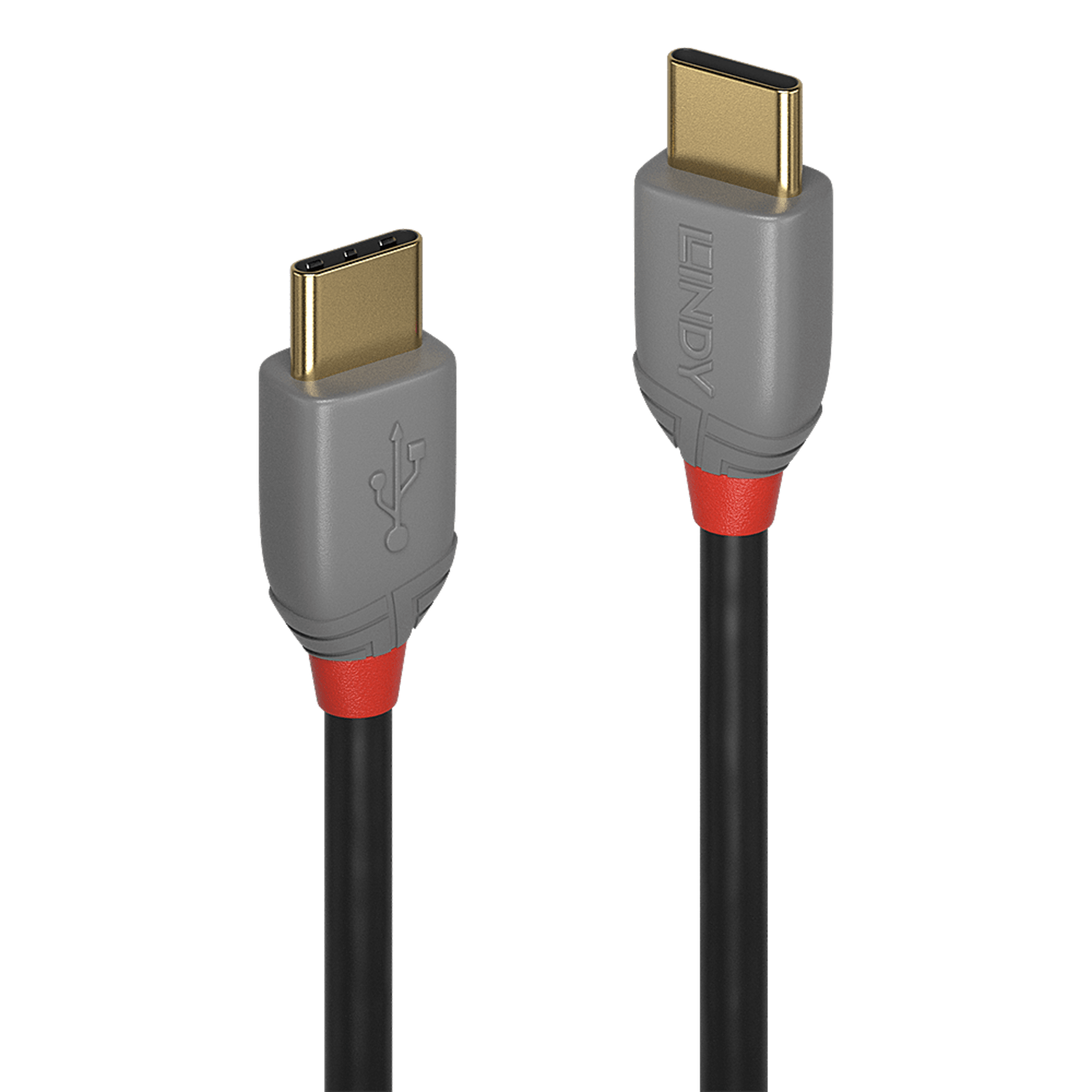 Lindy 36870 Cavo USB 2.0 Tipo C 3A Anthra Line, 0.5m