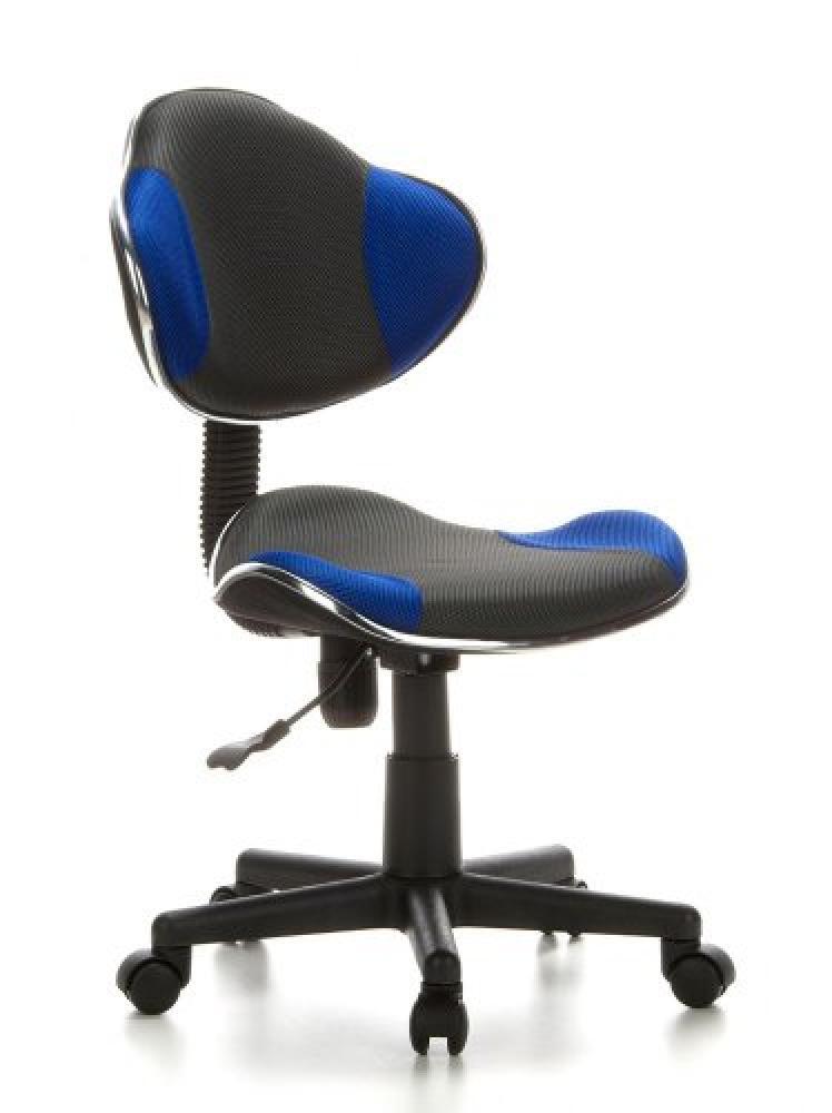 hjh OFFICE 633000 Sedia da ufficio per bambini KIDDY GTI-2 grigio blu, ideale pe
