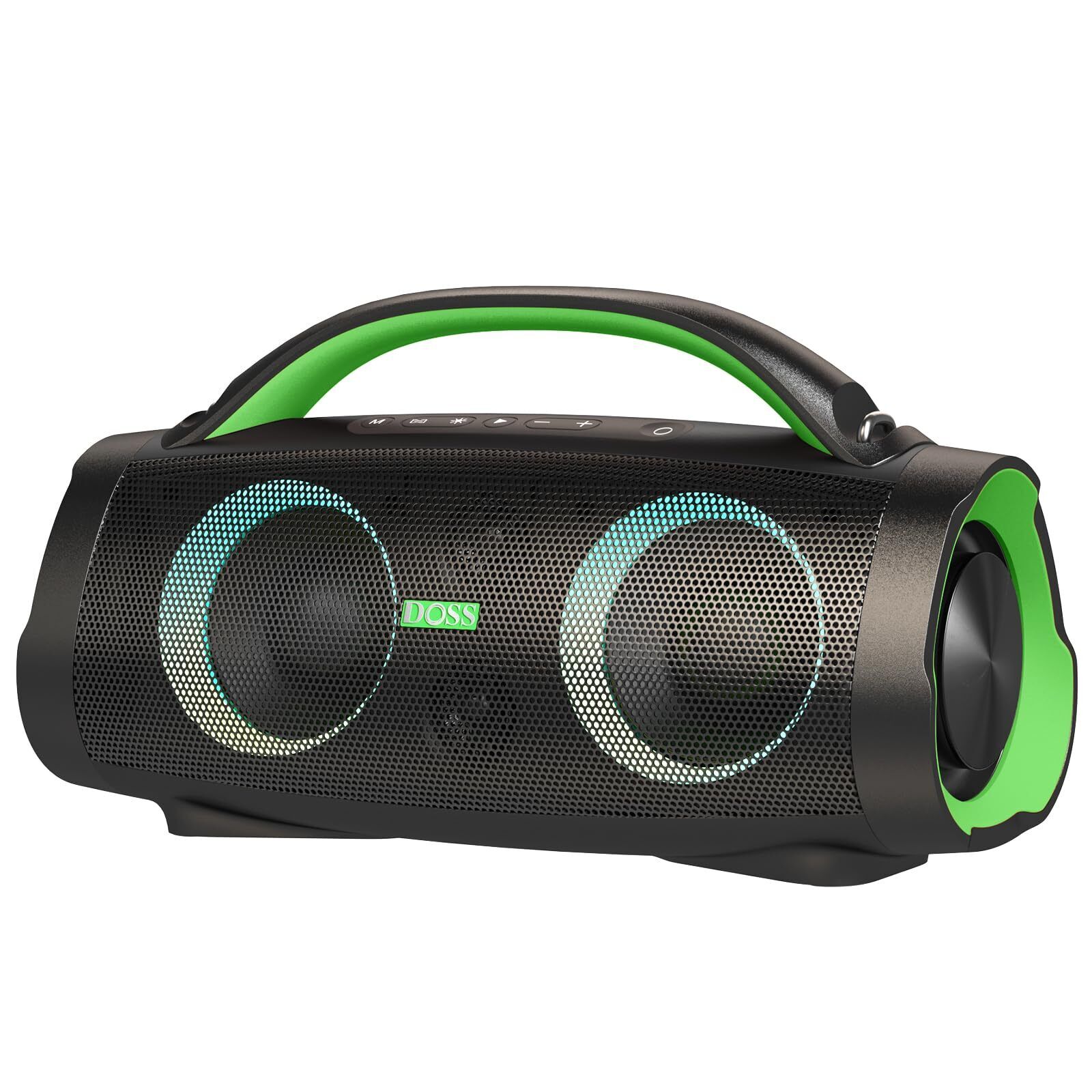DOSS Bluetoo - Altoparlante SoundBox Pro, 80 W, luci multicolori, (L5s)