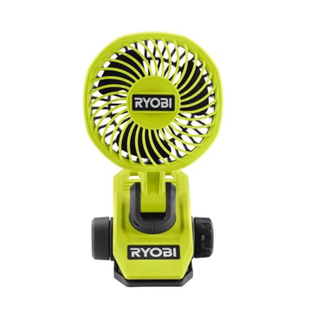 (TG. RCF4-0) RYOBI Ventilatore 4V USB al litio - diametro 9 cm -2 velocit  120/9