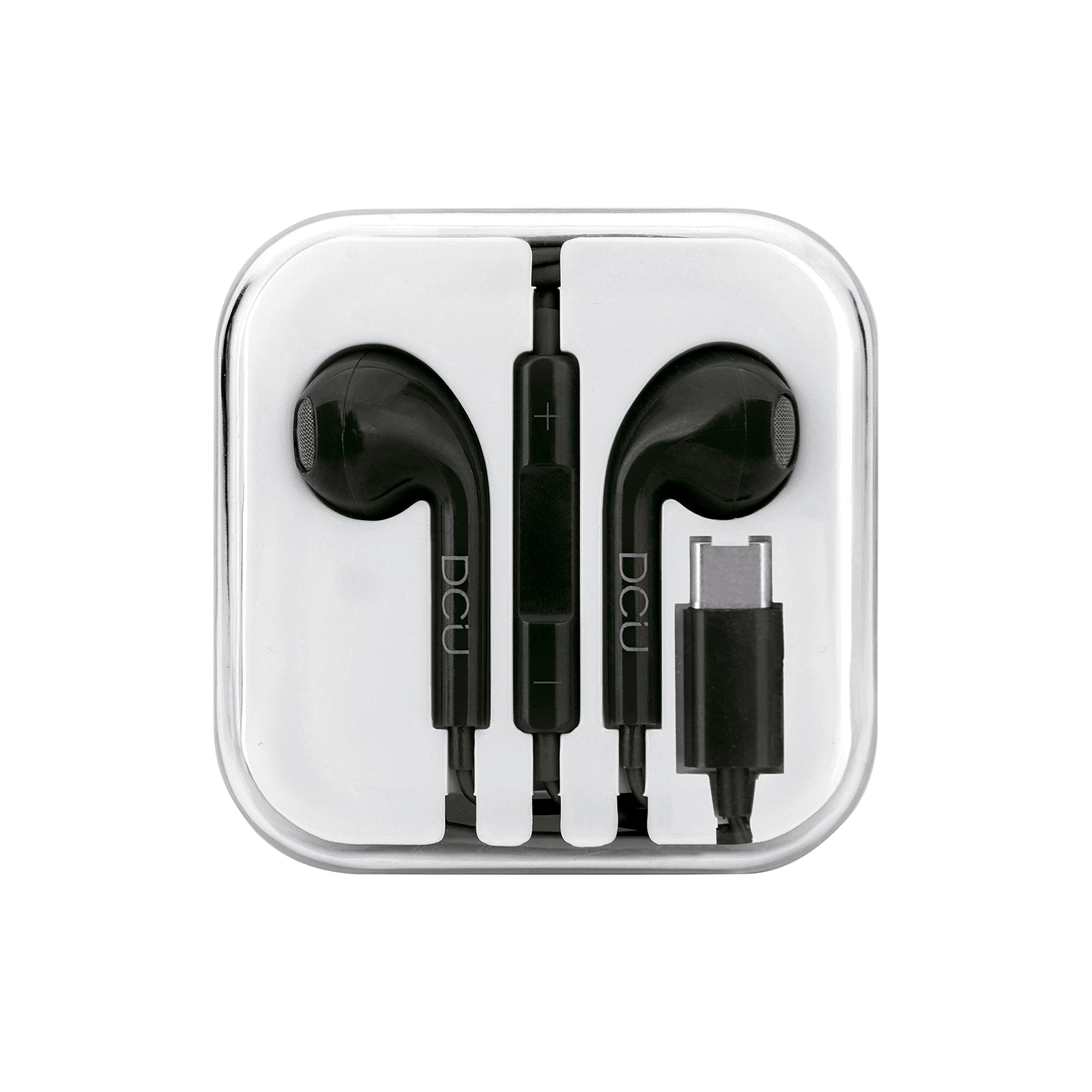 DCU Tecnologic, Headphones, Wired Headphones with USB Connector, Microphone and