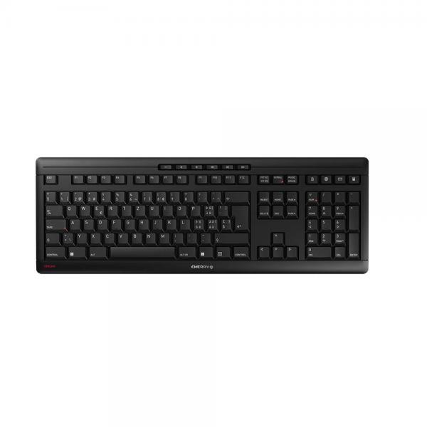 Cherry - High Level Kbd Combos CHERRYSTREAMBLACK KEYBOARDWIRELESS USB SWISS