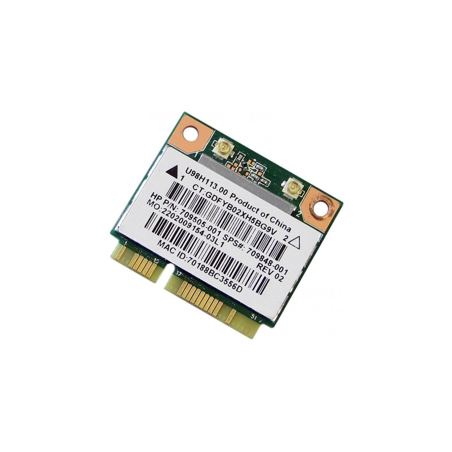 Scheda Wifi Per Portatile HP Realtek RTL8188EE 802.11 Bgn 709848-001 709505-001