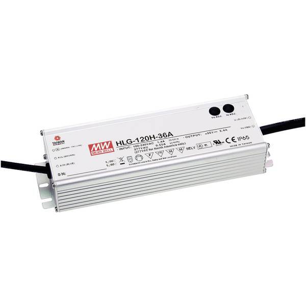 Mean Well HLG-120H-42A   Driver per LED, Trasformatore per LED Tensione costante