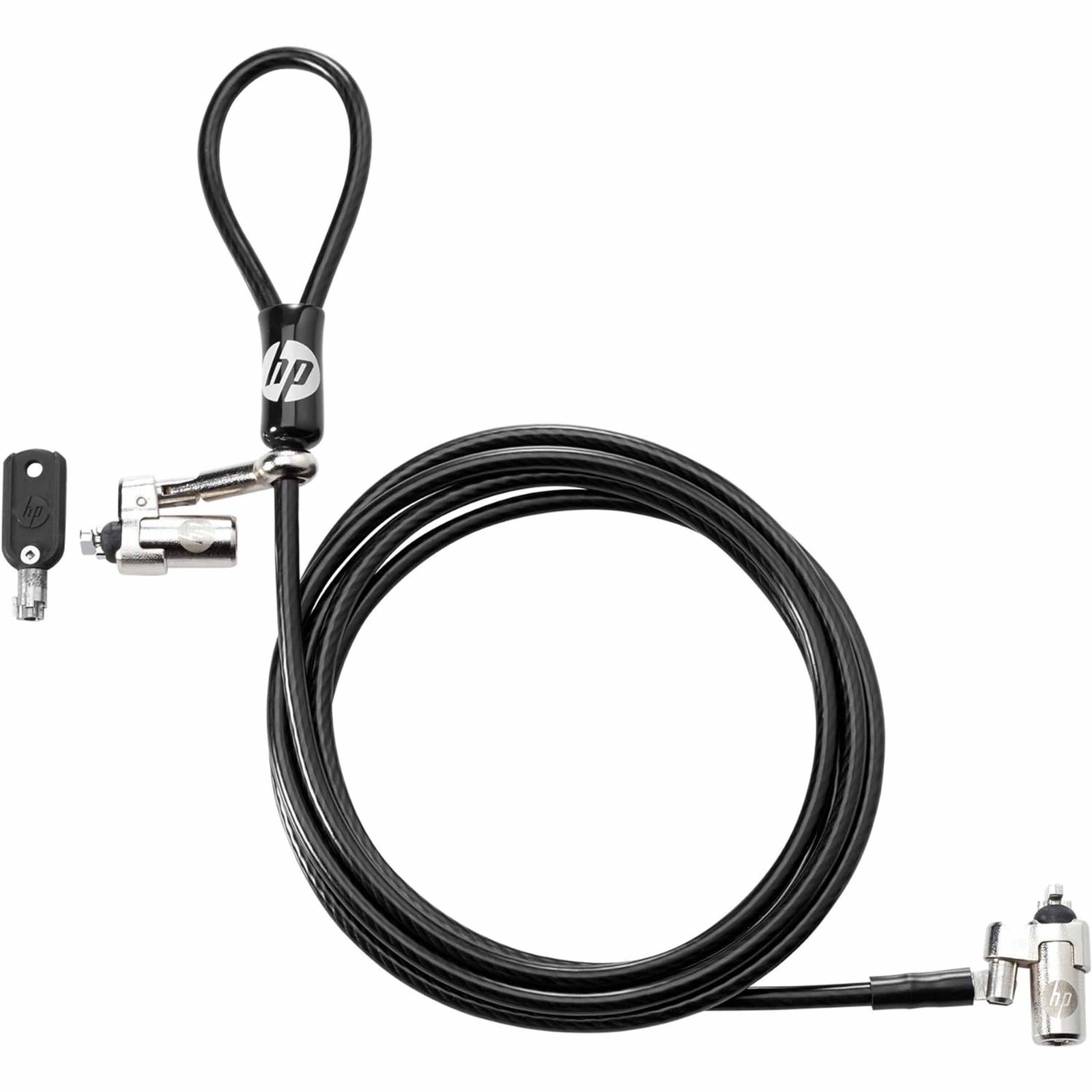 Hp T1a65aa Cavo Acciaio Con Lucchetto A Doppia Testa Da 10mm Kensington Lock_
