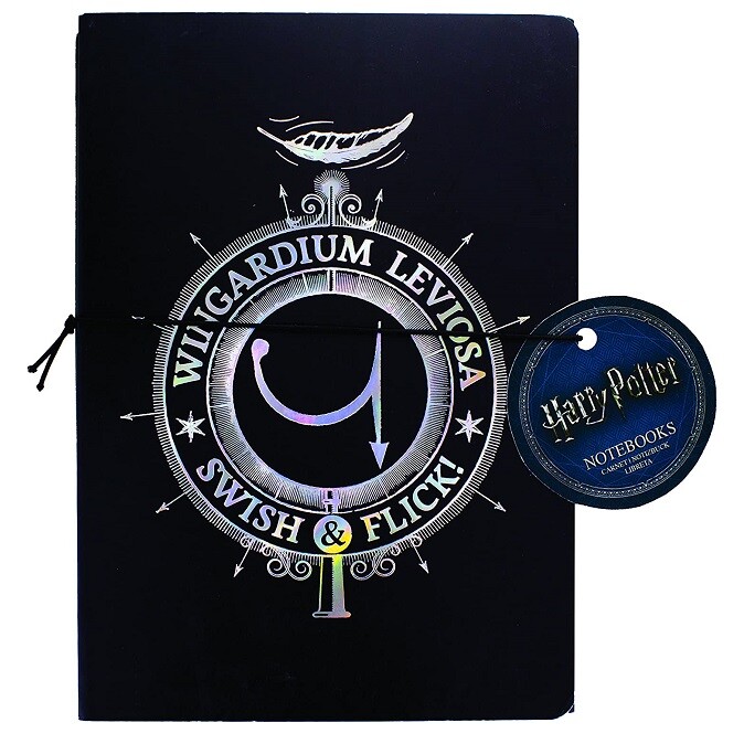HARRY POTTER TACCUINO NOTEBOOK 2 PACK INCANTESIMI WINGARDUM LEVIOSA LUMOS MAXIMA