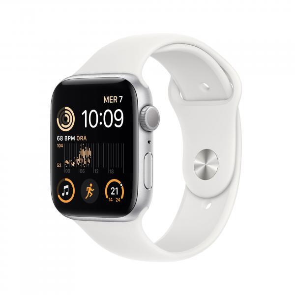 Apple Watch SE OLED 44 mm Argento GPS (satellitare)